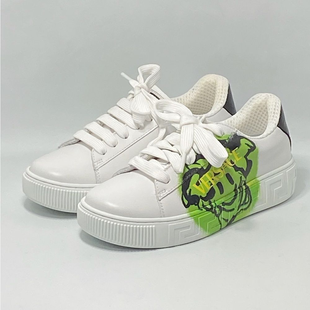 Versace Kids Medusa Smile low-top sneakers size 34